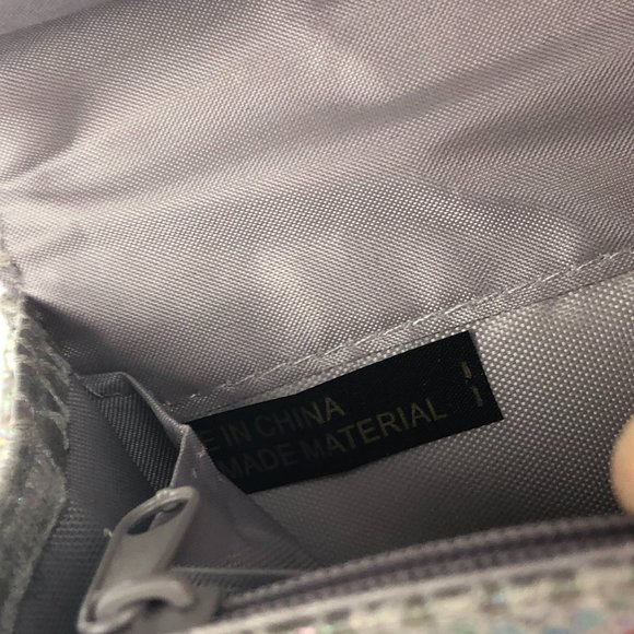 Silver Faux Croc Leather Stylish Wristlet Clutch Glamcore Classic - Picture 5 of 7